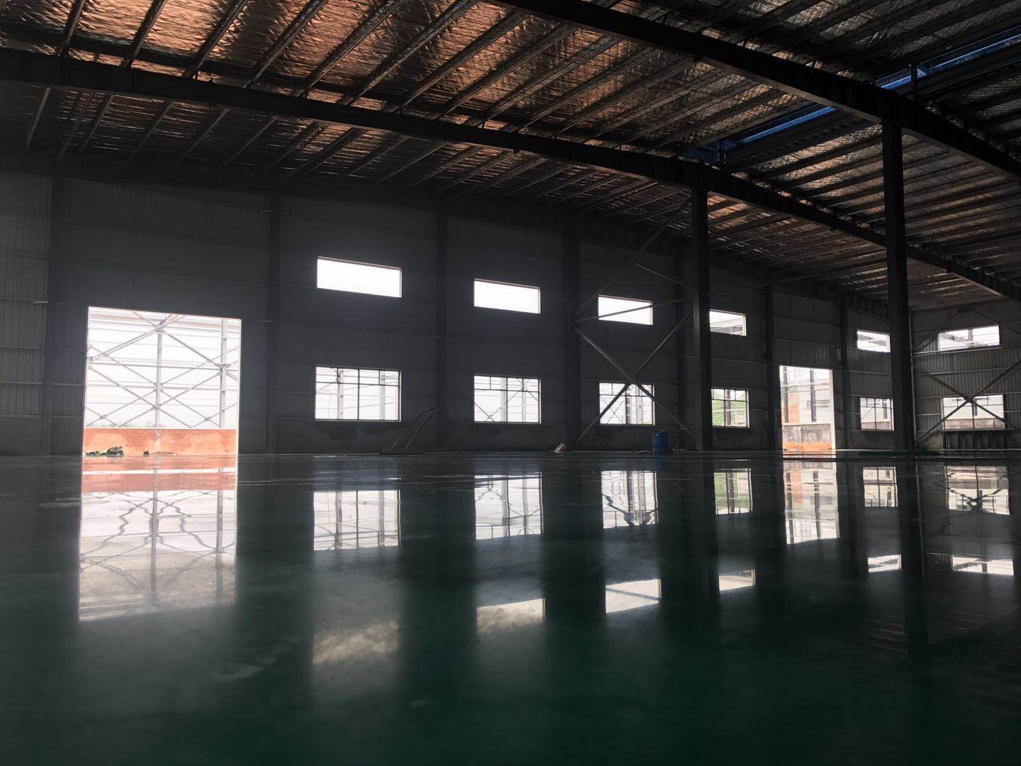 廠房車(chē)間綠色固化地坪